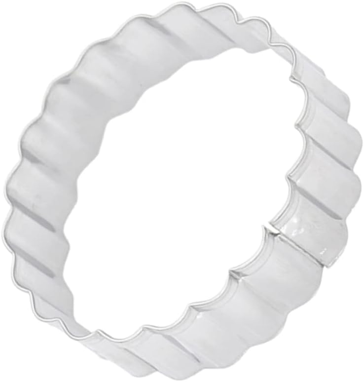 Cabilock 5pcs Stainless Steel Round Biscuit Mould For DIY Baking Cookies Pancakes - Image 1